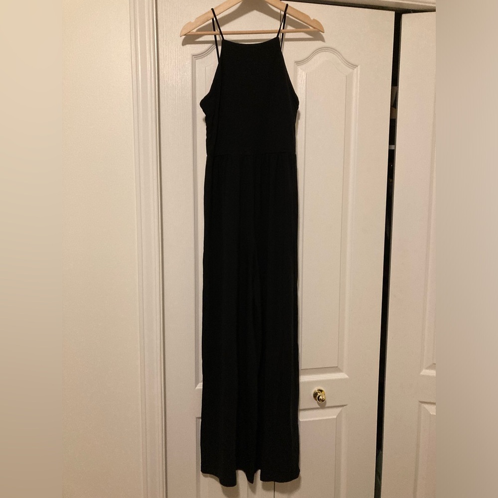 Aritzia Wilfred “beach” jumpsuit, black, size S